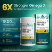Neuherbs Gold 6X Omega 3 Fish Oil | 1080mg EPA & 720mg DHA | 60 Softgels
