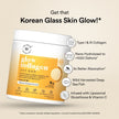 Glow Korean Marine Collagen Powder with Glutathione & Vitamin C | Valencia Orange Flavour | 250g