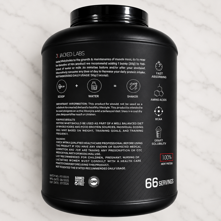 Jacked Labs Imported Whey Protein | 66 serving