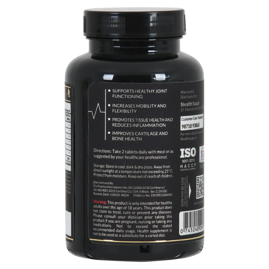 Stealth Supps Joints of Steel | 60 Tablets