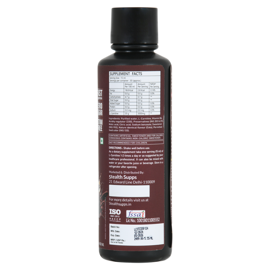 Stealth Supps L-Carnitine 3000 | 30 Ser
