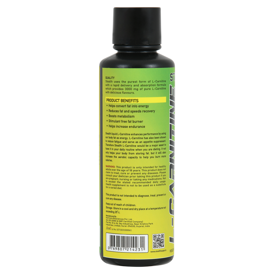 Stealth Supps L-Carnitine 3000 | 30 Ser