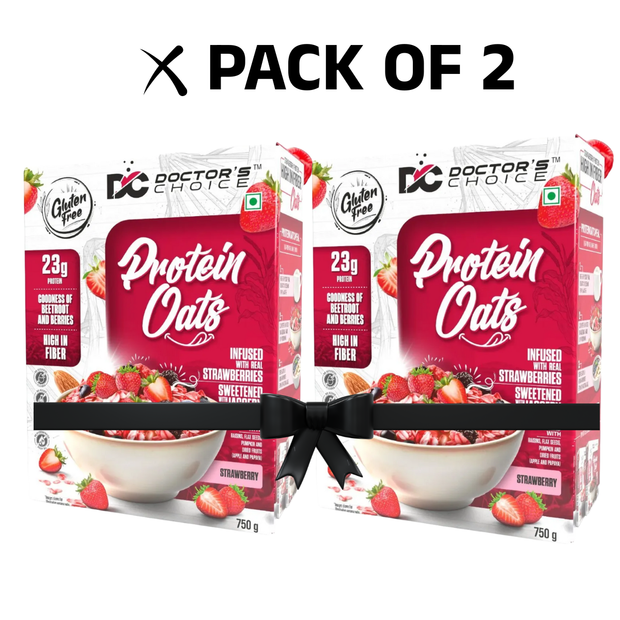 Doctor's Choice Protein Oats 750 gm ( Pack Of 2 )