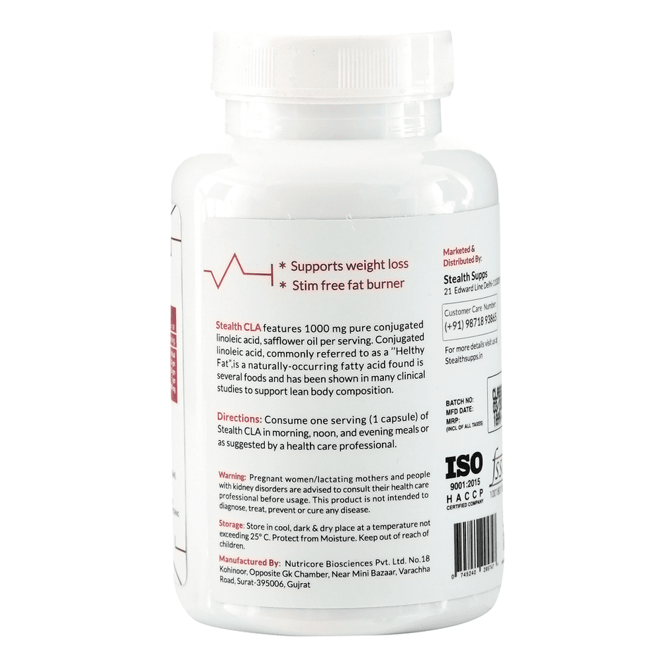 Stealth Supps CLA 1000MG | 90 Softgels