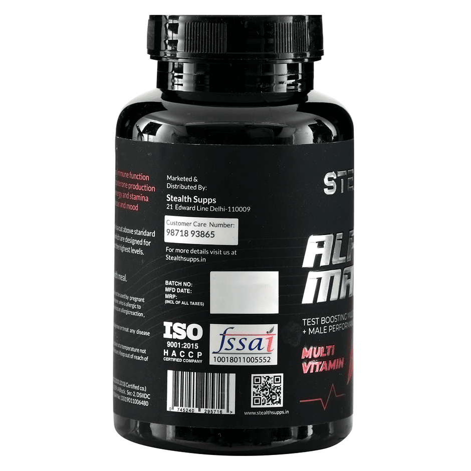 Alpha Man Men’s Multivitamin + Test | 100 Tabs