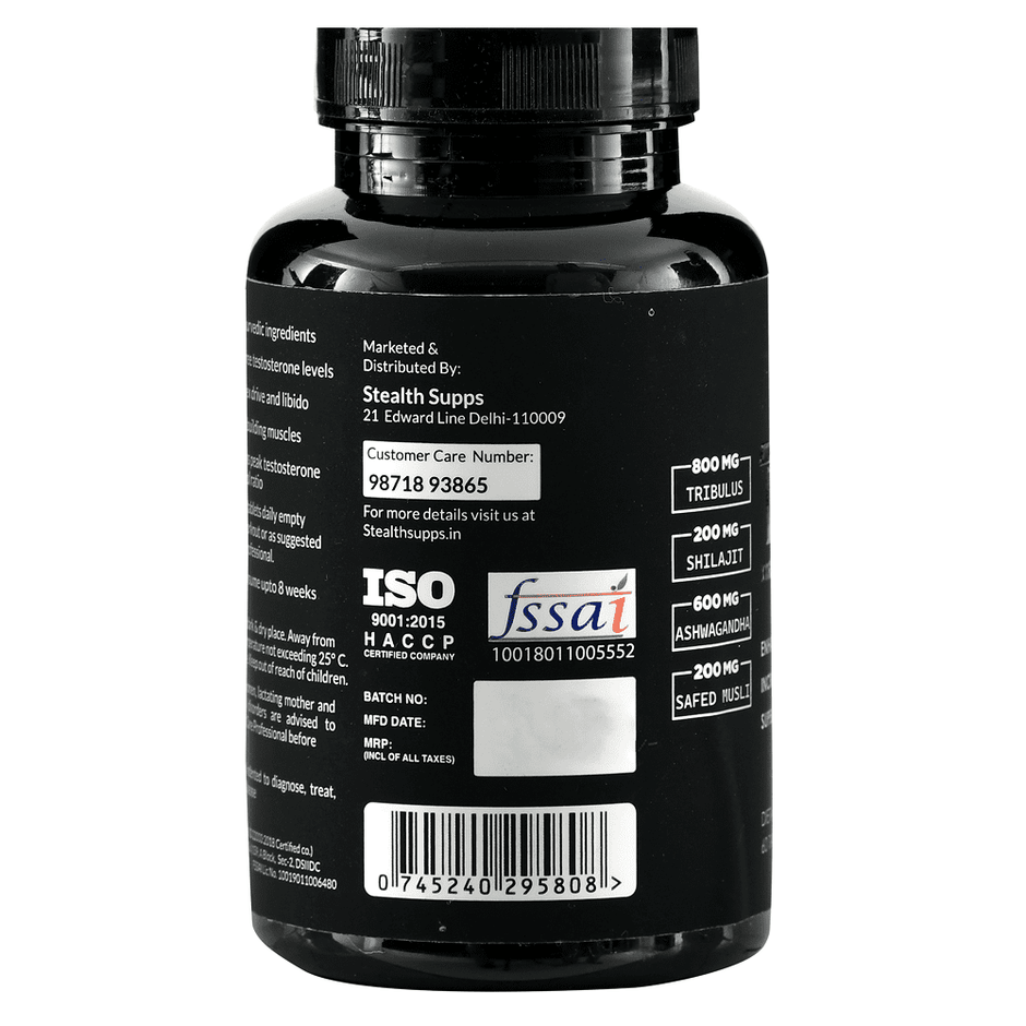 Stealth Supps T-Gen Men’s | 60 Tabs