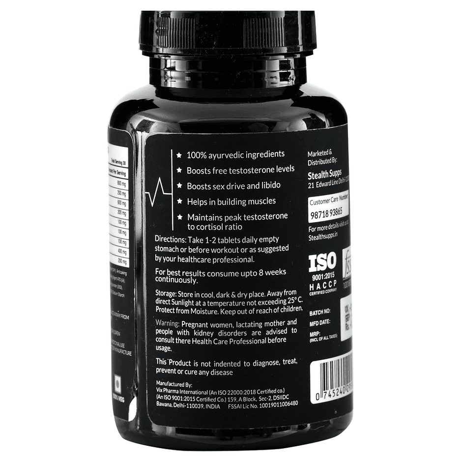 Stealth Supps T-Gen Men’s | 60 Tabs