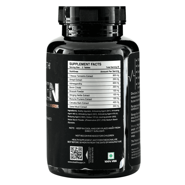 Stealth Supps T-Gen Men’s | 60 Tabs
