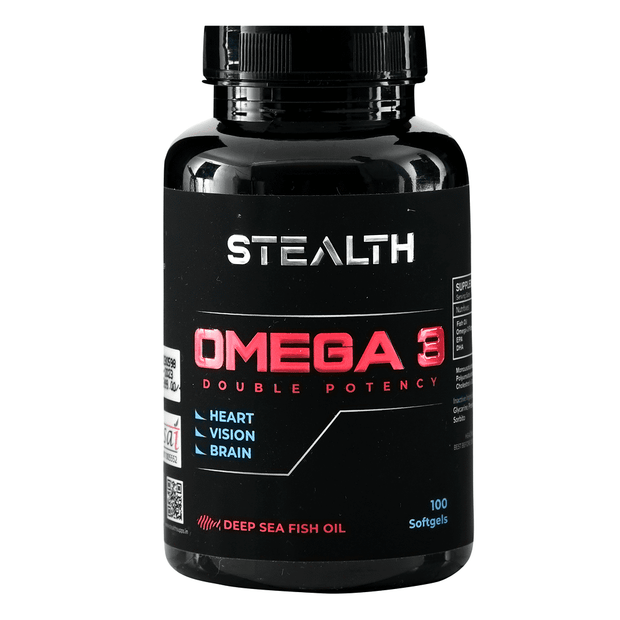 Double Strength Omega 3 Fish Oil | 100 Softgel