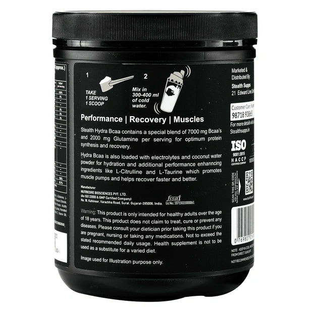 Hydra BCAA with Electrolytes | BCAA Formula | 30 Serving