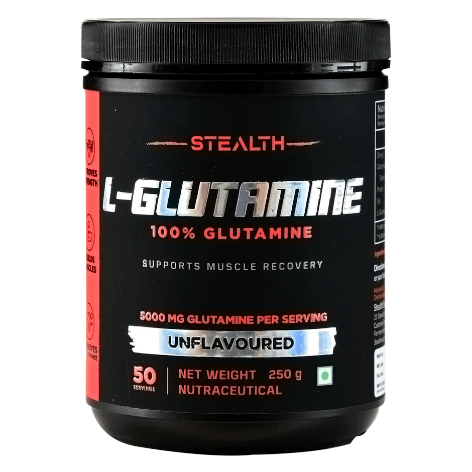 Stealth Supps L-Glutamine | 50 Servings