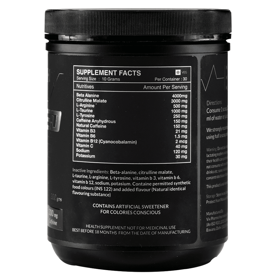 Amped AF Pre-Workout | 30 ser