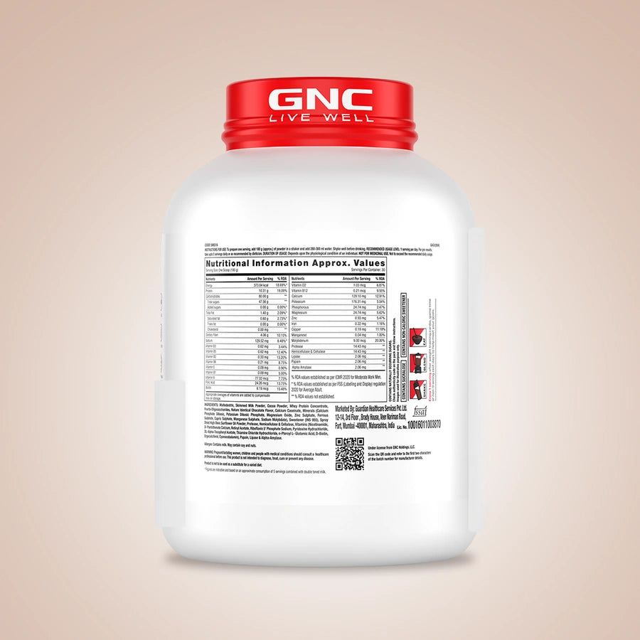 GNC Pro Performance Weight Gainer 3 kg – Dietary Supplement Powder