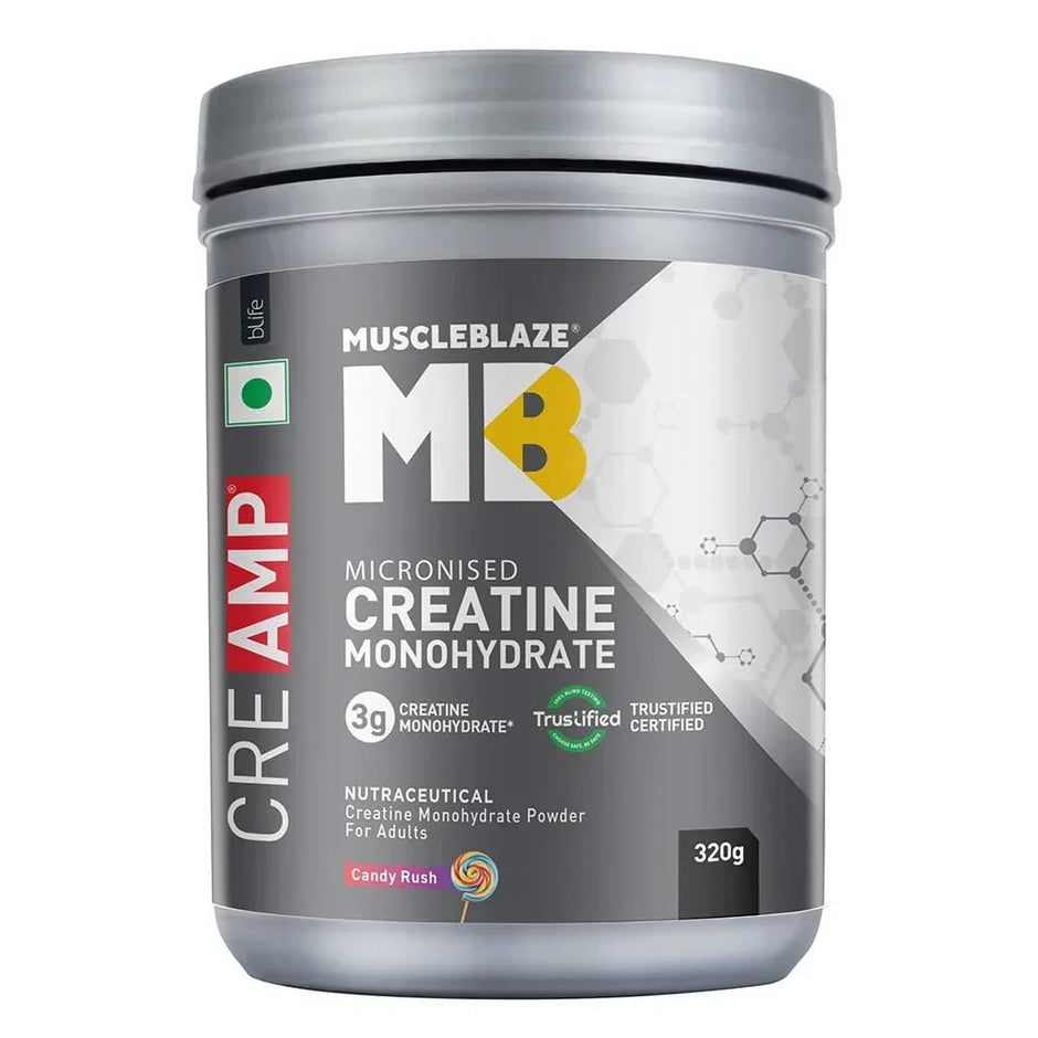 MuscleBlaze Creatine Monohydrate CreAMP | 320gm