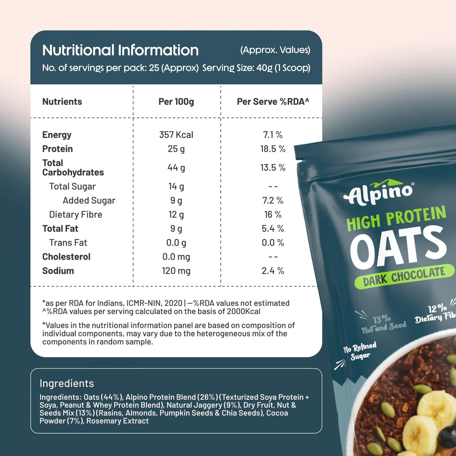 Alpino High Protein Overnight Oats 1 kg