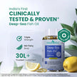 Neuherbs Omega 3 Fish Oil 2500mg | Lemon Flavour | 60 Softgels