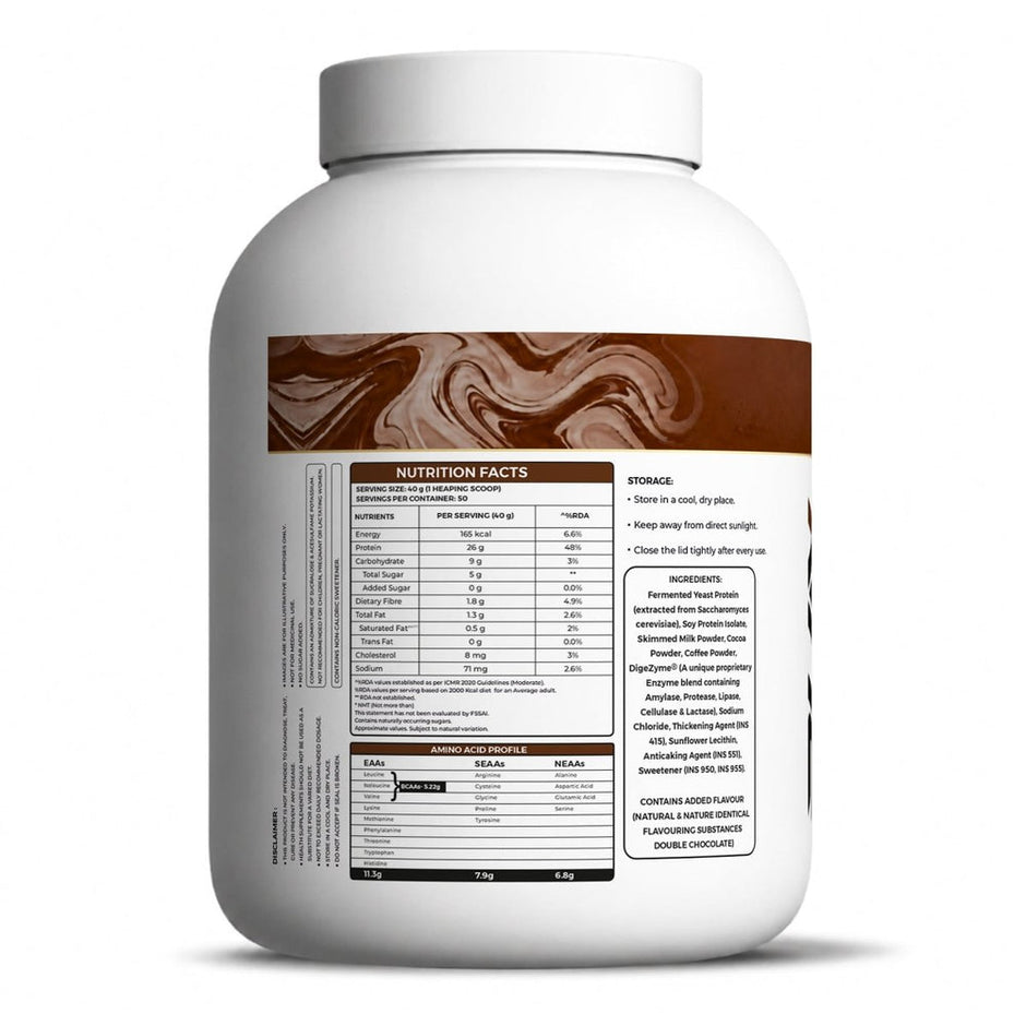 RUN Impact Protein Impact (Fermented Yeast + Soy Protein Isolate) |50 serving|26g Protein
