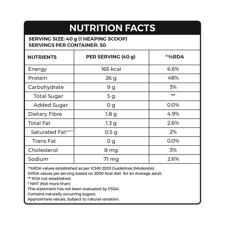 RUN Impact Protein Impact (Fermented Yeast + Soy Protein Isolate) |50 serving|26g Protein