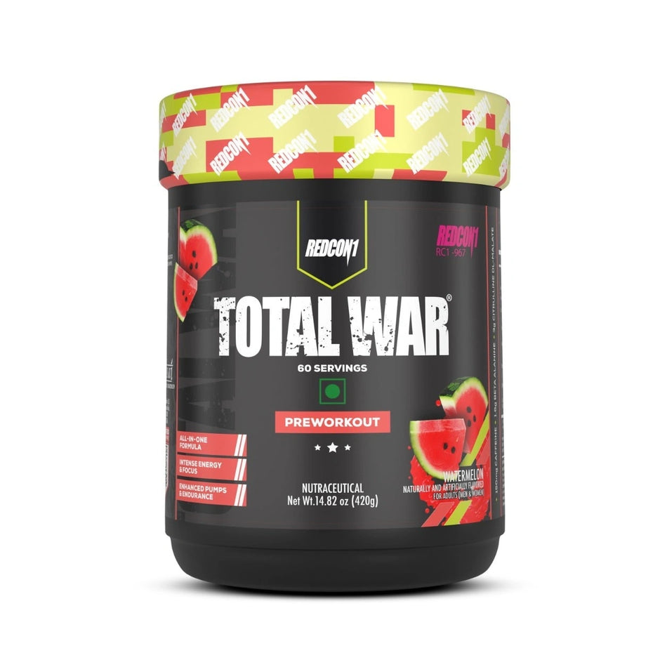 RedCon1 Total War Pre Workout 60 Servings – Dietary Supplement