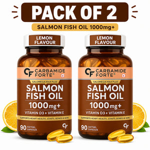 Carbamide Forte Salmon Omega 3 Fish Oil 1000mg | Pack of 2