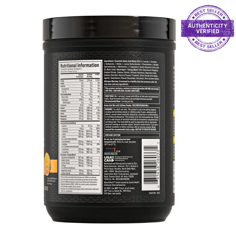 Muscletech EAA+ Energy 30 Servings