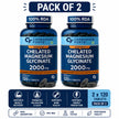 Carbamide Forte Chelated Magnesium Glycinate 2000mg | Pack of 2