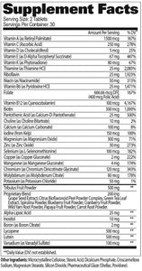 GAT Mens Multi+Test - 60 Tablets Energy Multivitamin