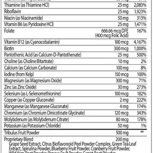 GAT Mens Multi+Test - 60 Tablets Energy Multivitamin