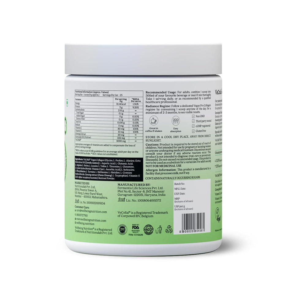Wellbeing Nutrition Vegan Pro Collagen | 250g