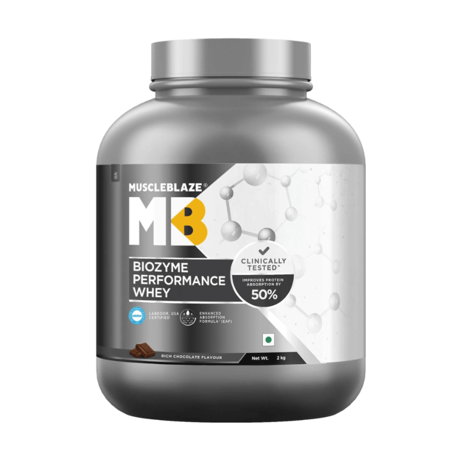 MuscleBlaze Biozyme Performance Whey - 4.4 Lbs
