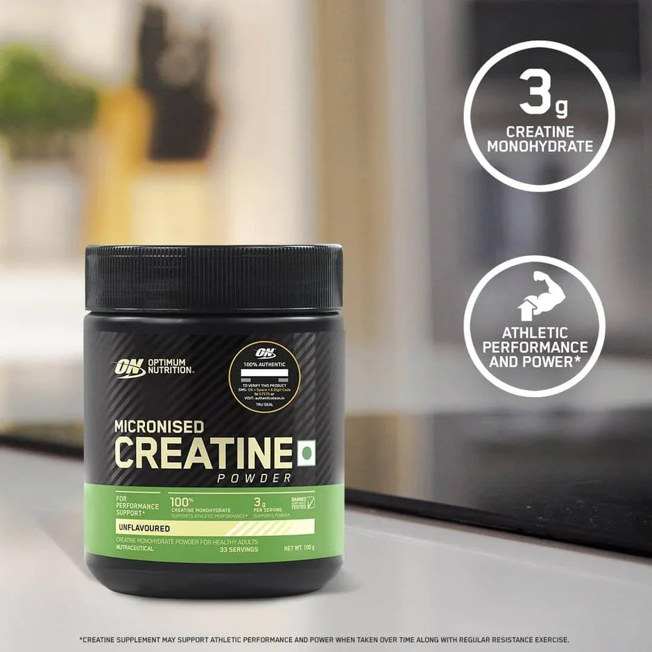 Optimum Nutrition Micronized Creatine Powder | 100g |33 Servings
