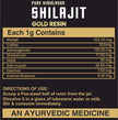 Ripped Up Nutrition Pure Himalayan Shilajit Gold Resin