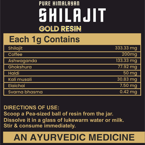 Ripped Up Pure Himalayan Shilajit Gold Resin