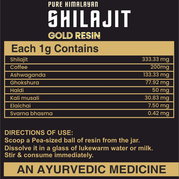 Ripped Up Pure Himalayan Shilajit Gold Resin