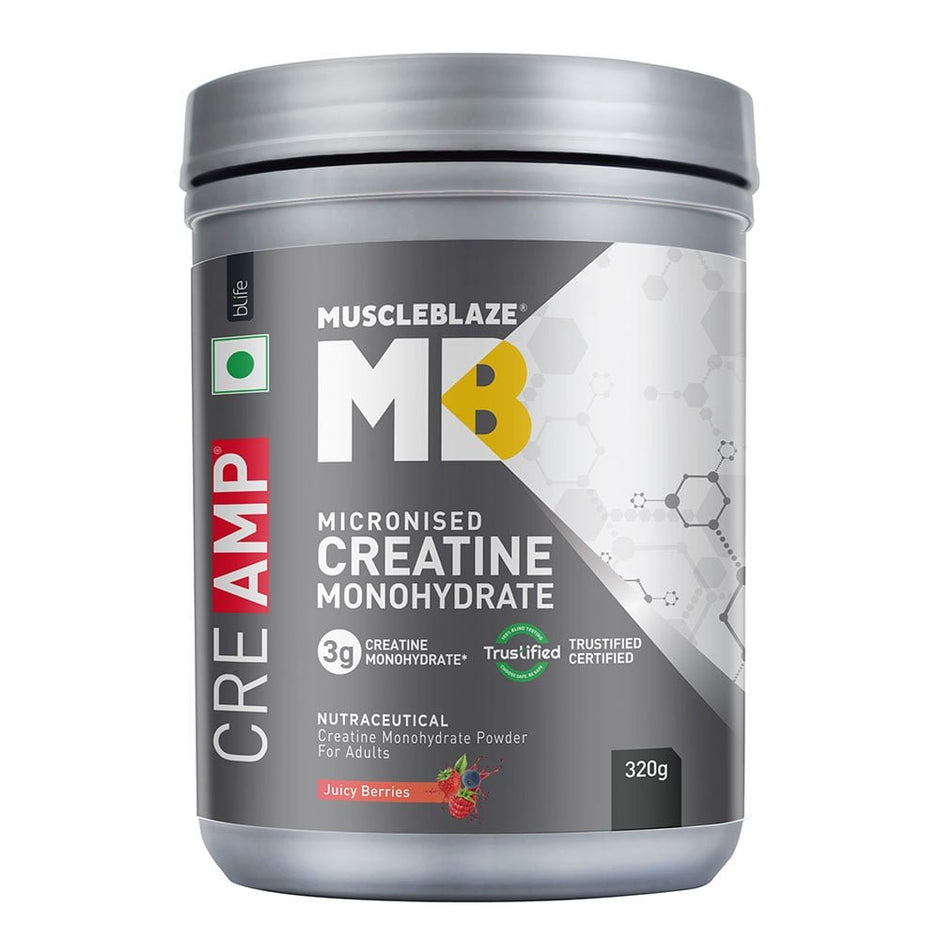 MuscleBlaze Creatine Monohydrate CreAMP | 320gm