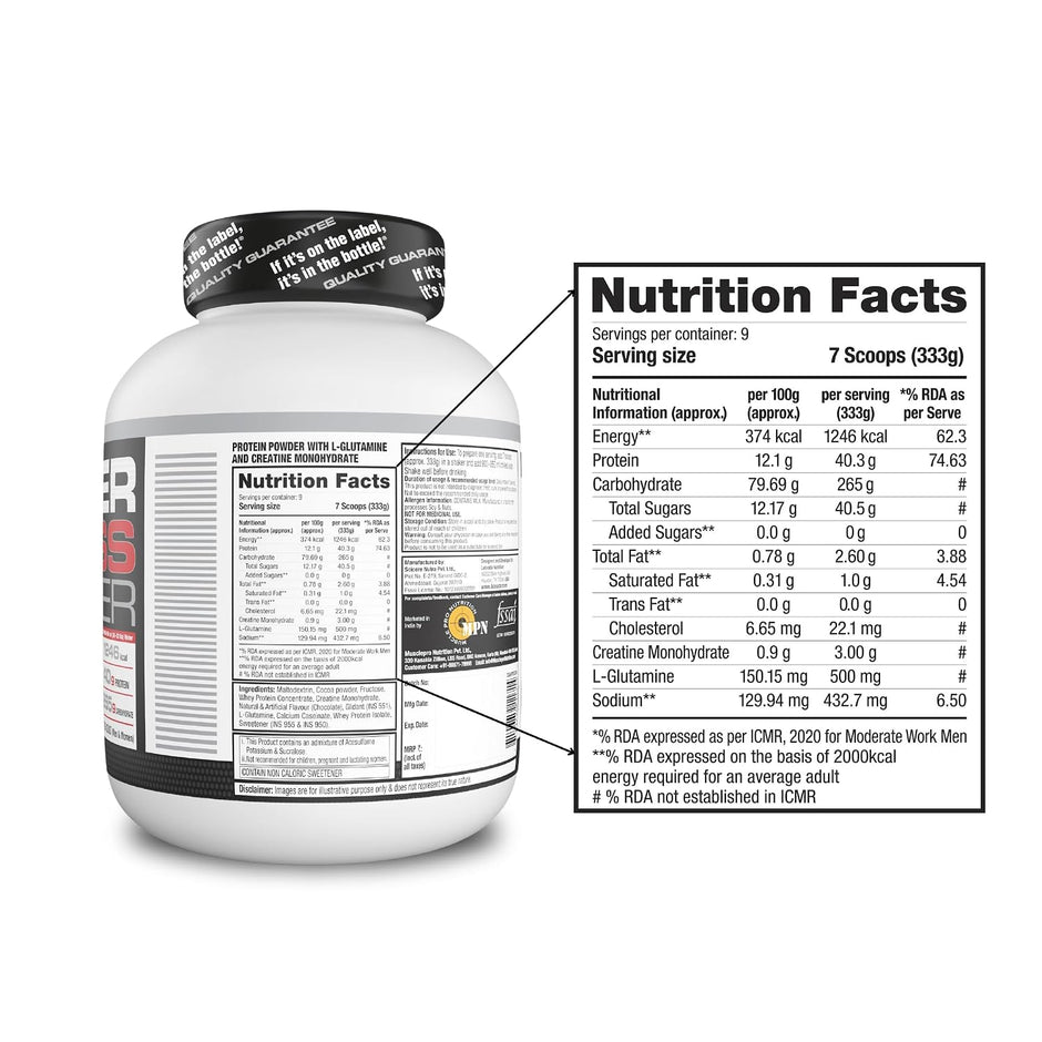 Labrada Super Mass Gainer | 40g Protein | 3kg