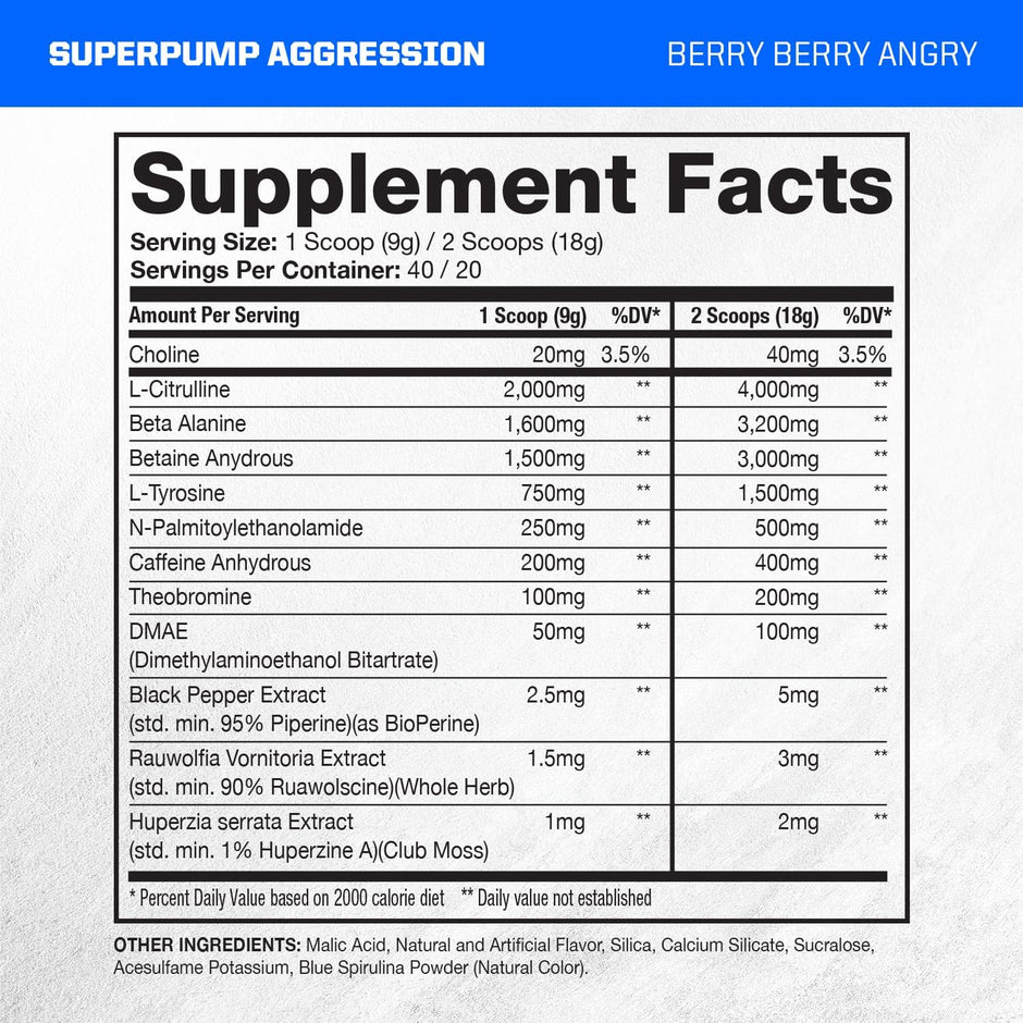 Gaspari Nutrition Pre workout | 40 Ser