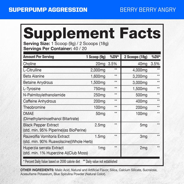 Gaspari Nutrition Pre workout | 40 Ser