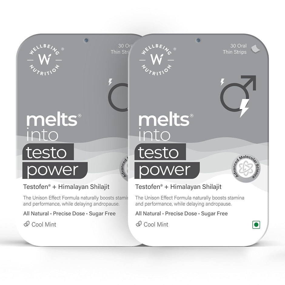 Wellbeing Nutrition Melts Testo | Pack of 2