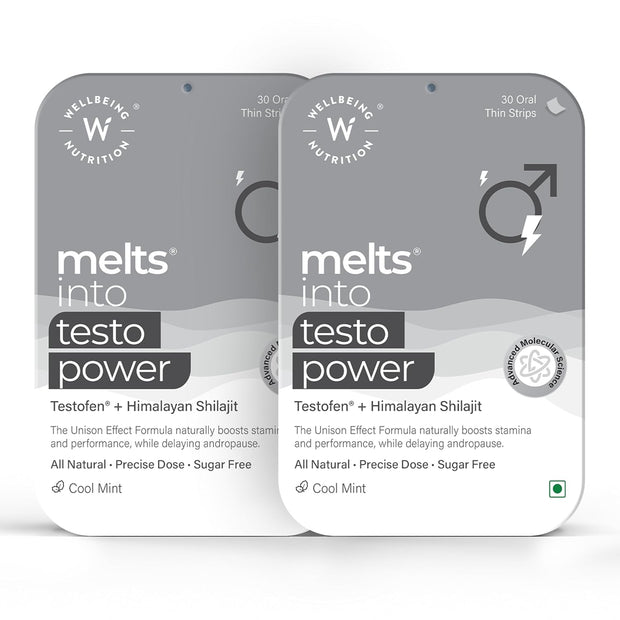 Wellbeing Nutrition Melts Testo | Pack of 2