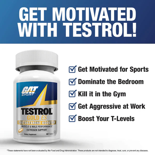 GAT Testrol Gold ES - 60 Tablets