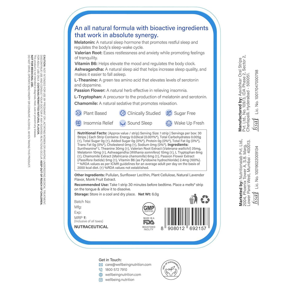 Wellbeing Nutrition Melts | Pack of 2