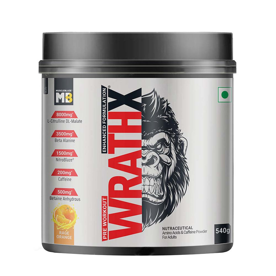 MuscleBlaze WrathX Pre Workout 30 Servings